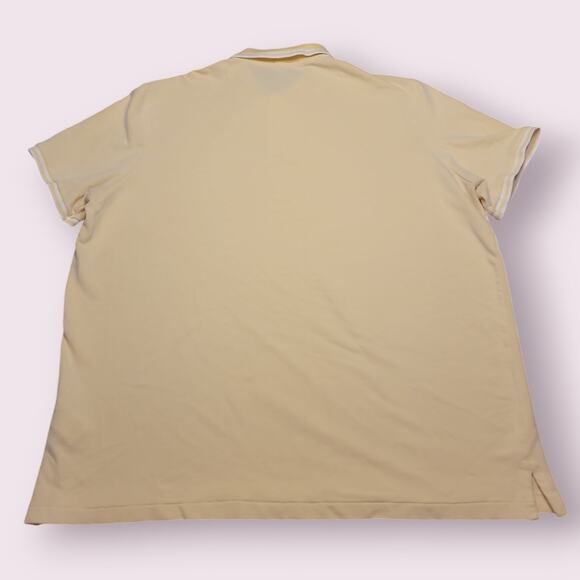 Polo Ralph Lauren Men’s XXL Yellow Stretch Mesh Polo Shirt Classic Fit NWOT - Picture 4 of 10